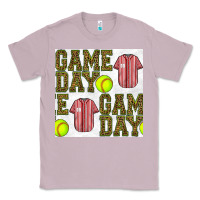 Lilac softball uniform game day seamless pattern Classic Tee - BundleAndBundleShop