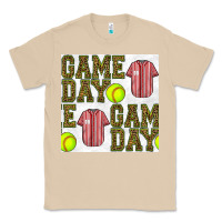 Mushroom softball uniform game day seamless pattern Classic Tee - BundleAndBundleShop