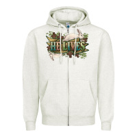 Oatmeal Heather He lives Easter Day Zipper Hoodie - HowdyJamesFarm