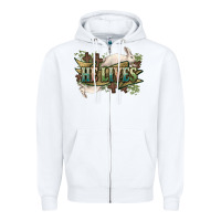 White He lives Easter Day Zipper Hoodie - HowdyJamesFarm