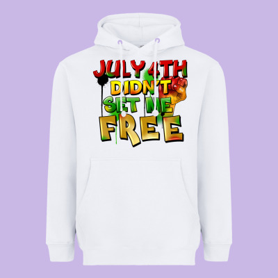 July 4th Didn't Set Me Free Heavyweight Hoodie Designed By Fadigitalartstudio