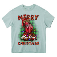 Arona merry clucking christmas rooster Heavy Core Tee - BarkalooDesign