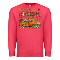 Cardinal it's thankful y'all with truck bbs Premium Sweatshirt - BundleAndBundleShop