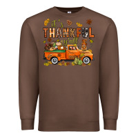 Chestnut it's thankful y'all with truck bbs Premium Sweatshirt - BundleAndBundleShop