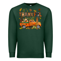 Sports Green it's thankful y'all with truck bbs Premium Sweatshirt - BundleAndBundleShop