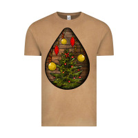 Vintage Camel christmas  teardrop Vintage Tee - BundleAndBundleShop