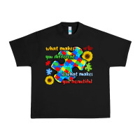 Black what makes you different is what makes  you beauti Urban Heavy Tee - LillyAllenDesigns