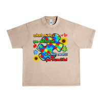 French Oak what makes you different is what makes  you beauti Urban Heavy Tee - LillyAllenDesigns