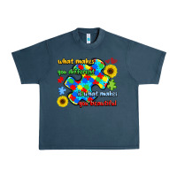 Midnight Navy what makes you different is what makes  you beauti Urban Heavy Tee - LillyAllenDesigns