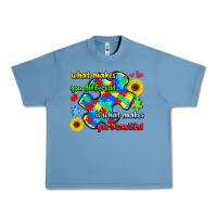 Pebble Blue what makes you different is what makes  you beauti Urban Heavy Tee - LillyAllenDesigns