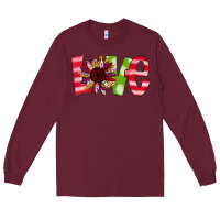 Burgundy love sunflower Long Sleeve Tee - Bettercallsaul