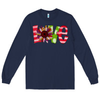 Navy love sunflower Long Sleeve Tee - Bettercallsaul