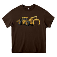 Chocolate Brown Skidders Heavy Core Tee - LillyAllenDesigns