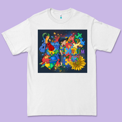 Autism Awareness Premium Tee Designed By Maliassmallbusiness