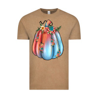Vintage Coffee flowers pumpkin Vintage Tee - JahusDesignShop