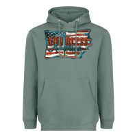 Sage God Bless America Heavyweight Hoodie - FaDigitalArtStudio