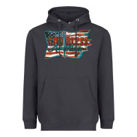Smoke God Bless America Heavyweight Hoodie - FaDigitalArtStudio