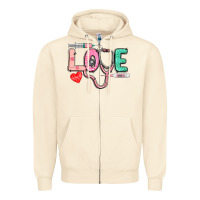 Sandshell love nursing Zipper Hoodie - CowGirlArtShop
