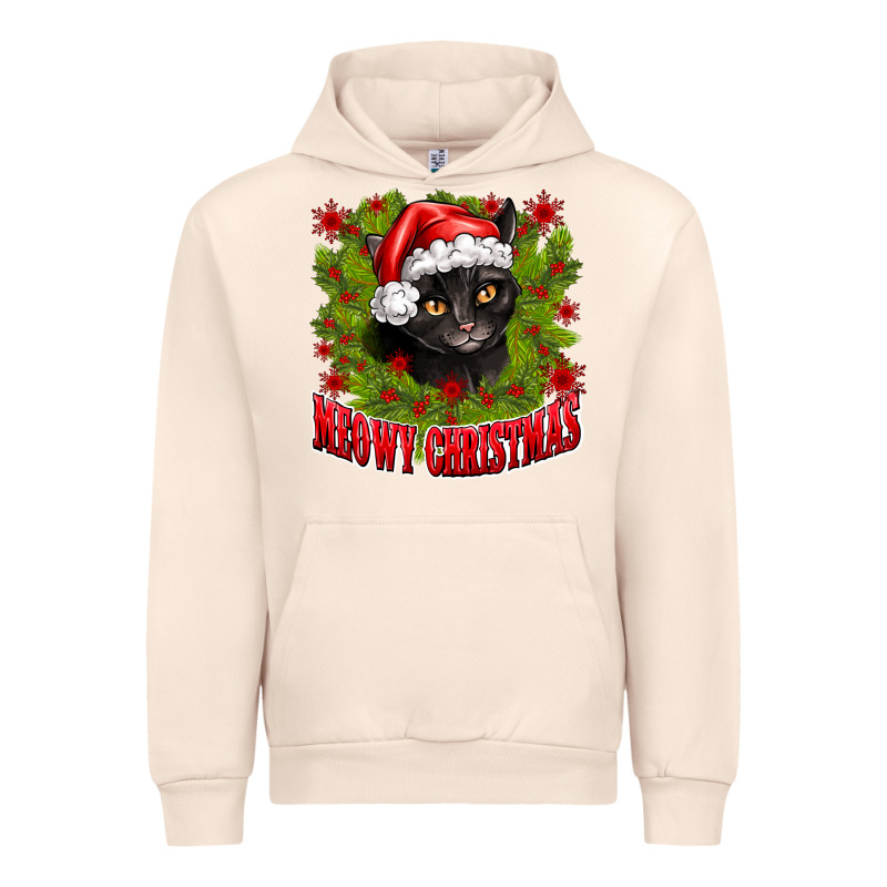 Meowy Christmas Urban Hoodie by CowhideDigitalArt | Teevron