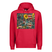 Cardinal America Flag Leopard Gemstone Sunflower Premium Hoodie - CowCowDesign