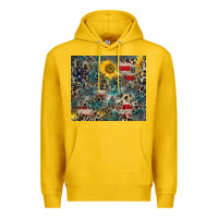 Lemon America Flag Leopard Gemstone Sunflower Premium Hoodie - CowCowDesign