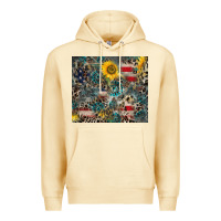 America Flag Leopard Gemstone Sunflower Premium Hoodie | Teevron