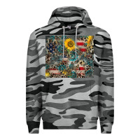 Slate Camo America Flag Leopard Gemstone Sunflower Premium Hoodie - CowCowDesign