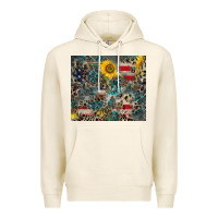 Tofu America Flag Leopard Gemstone Sunflower Premium Hoodie - CowCowDesign