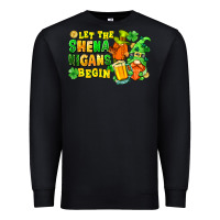 Black Let the shenanigans begin St. Patrick's Day Premium Sweatshirt - FaDigitalArtStudio
