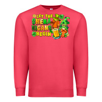 Cardinal Let the shenanigans begin St. Patrick's Day Premium Sweatshirt - FaDigitalArtStudio