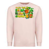 Pale Pink Let the shenanigans begin St. Patrick's Day Premium Sweatshirt - FaDigitalArtStudio
