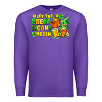 Purple Let the shenanigans begin St. Patrick's Day Premium Sweatshirt - FaDigitalArtStudio