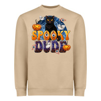 Mushroom Spooky Dude Heavyweight Sweatshirt - texasbilliewilder