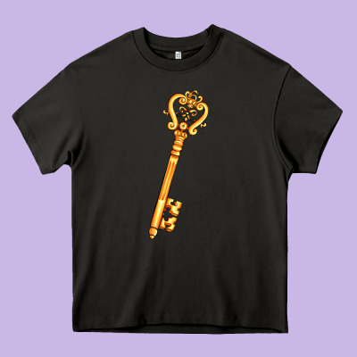 Love Key Heavy Core Tee Designed By Adodesignshop