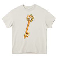 Cream love key Heavy Core Tee - AdoDesignShop