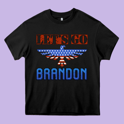 Let's Go Brandon Thunderbird Heavy Core Tee Designed By Jasminsmagicworld