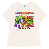 Bone Hallothanksmas Ladies Tee - NancyCooperArtShop