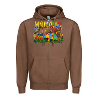 Chestnut Mama bear Autism Zipper Hoodie - CowGirlArtShop