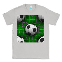 Moon Dust soccer ball with goal nets seamless pattern Classic Tee - BundleAndBundleShop