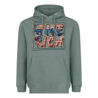 Sage America Heavyweight Hoodie - FaDigitalArtStudio