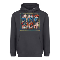 Smoke America Heavyweight Hoodie - FaDigitalArtStudio