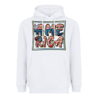 White America Heavyweight Hoodie - FaDigitalArtStudio