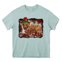 Arona merry christmas highland cow Heavy Core Tee - BarkalooDesign