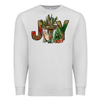 Dove Grey joy christmas with cross bbs Premium Sweatshirt - BundleAndBundleShop