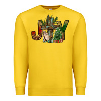 Lemon joy christmas with cross bbs Premium Sweatshirt - BundleAndBundleShop