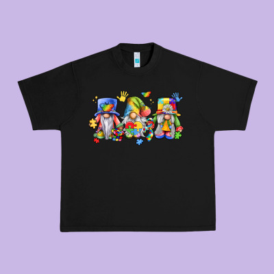Autism Gnomes Urban Heavy Tee Designed By Lillyallendesigns