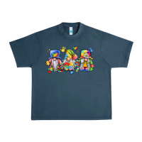 Midnight Navy autism gnomes Urban Heavy Tee - LillyAllenDesigns