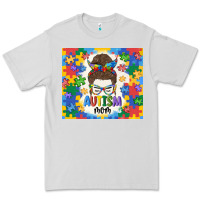 Dove Grey autism mom Premium Tee - MaliasSmallBusiness