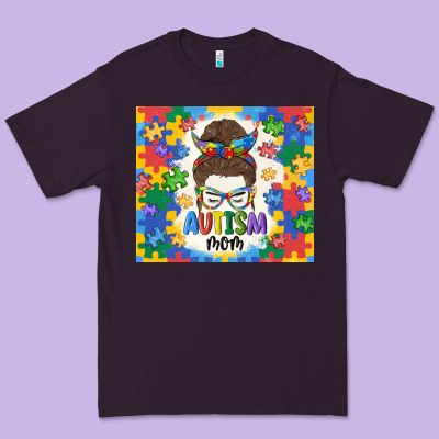 Autism Mom Premium Tee Designed By Maliassmallbusiness