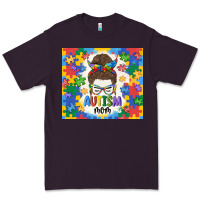 Plum autism mom Premium Tee - MaliasSmallBusiness